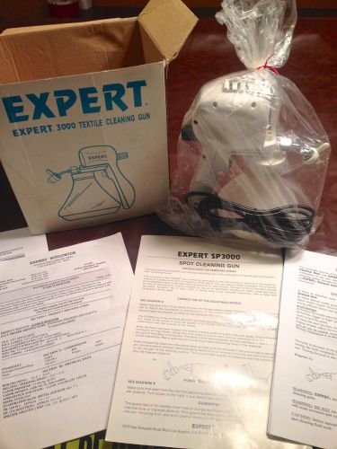 New in box expert 3000 (sp3000) textile spot cleaning gun 110v-60 hz 40w for sale