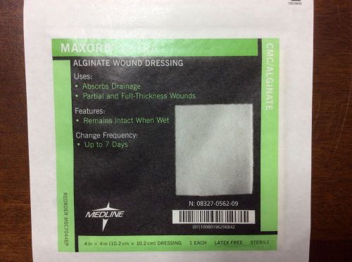 MEDLINE MAXORB EXTRA MSC7044EP 4&#034;x 4&#034;   5 pcs exp 02/2017