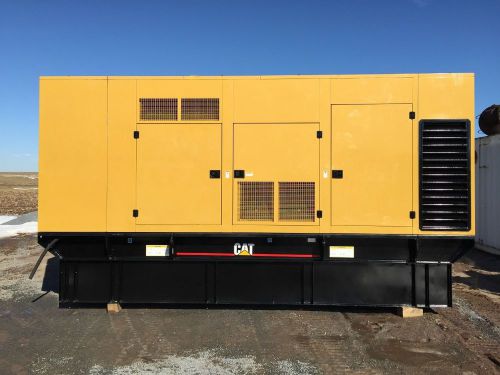 2001 caterpillar 3412 600 kw genset sr4, only 339 hours, sound attenuated for sale