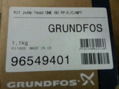 Genuine Grundfos 96549401  Head Kit dme 60 PP/E/C/npt US Repair Kit