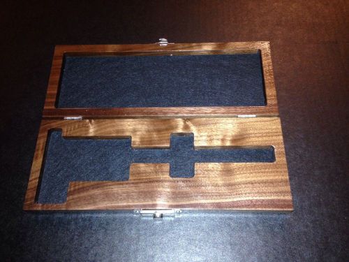 Caliper Box, 6&#034; Dial or Digital. Solid Wood.Tool Case Starrett Mitutoyo