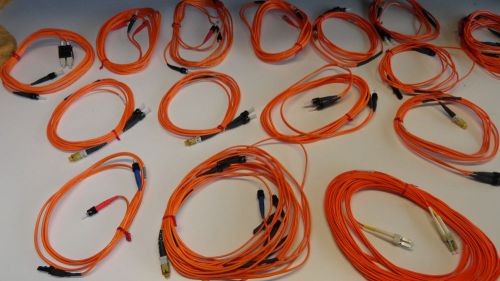 Lot of 17 New Anixter Fiber Optic Cable Cables