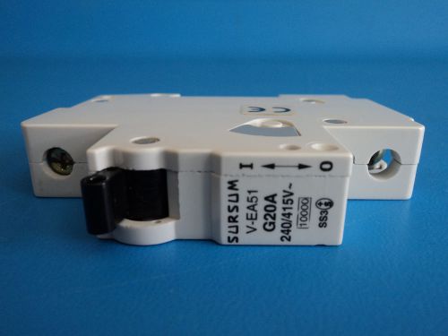 ABL - SURSUM V-EA51 G20A Circuit Breaker - 240/415V ~ 20 AMP - 1 Pole