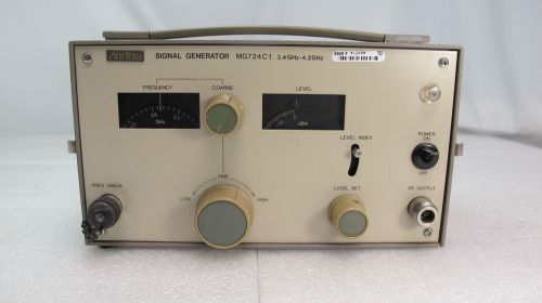 ANRITSU SIGNAL GENERATOR MG724C1 3.4 GHz-4.2GHz