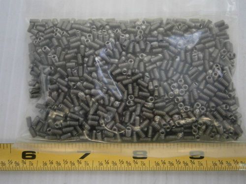 4-40 3/16 socket set screw flat point stainless steel grub lot of 1200 #1497 for sale