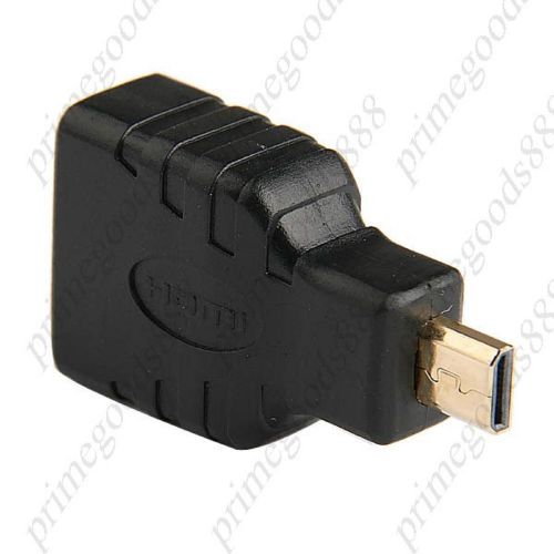Gold Plated Male Micro Type D to Female HDMI Type A Adapter Converter EDTV HDTV