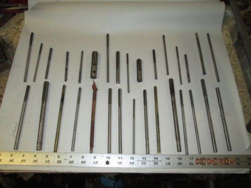 MACHINIST TOOLS LATHE MILL Large Lot of Small Machinist Reamer s