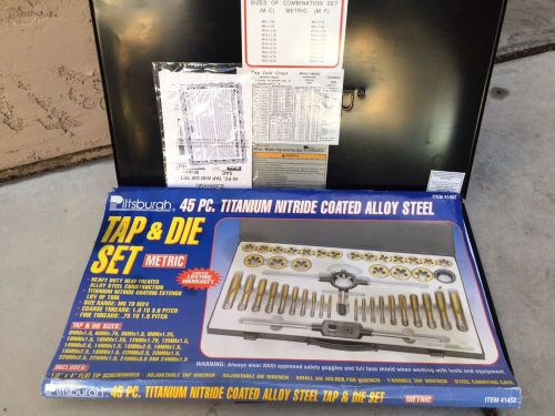 Metric tap and die set for sale