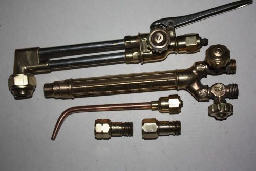 Victor 100j torch + victor ca1260 cut attach + victor 1-w-j weld tip + ck valves for sale