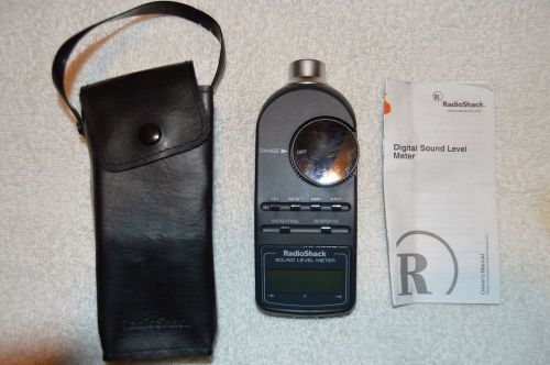 RadioShack 50-to-126dB Decibel Wide Range Digital Sound Level Meter 330-2055