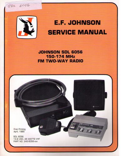Johnson Service Manual SDL 6056 150-174 MHz