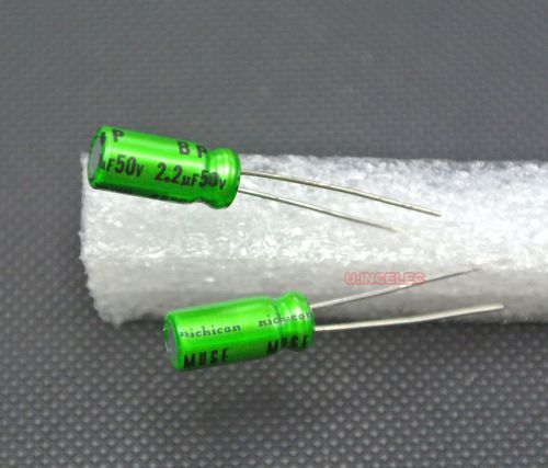 10pcs 2.2uf 50v nichicon muse es(bp) series bi-polarized electrolytic capacitor for sale