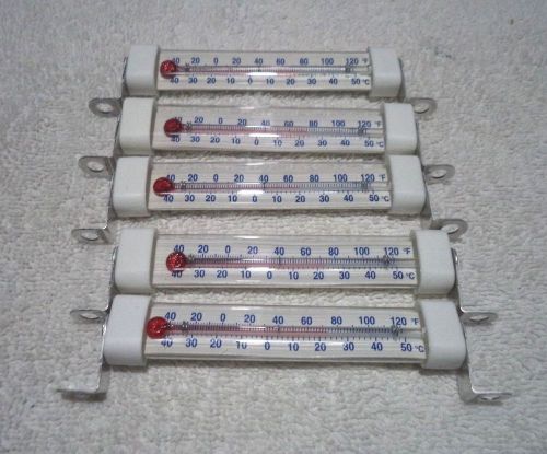 New lot of 5 miljoco thermometer b9-121 cooler freezer nsf -40° +120°f for sale
