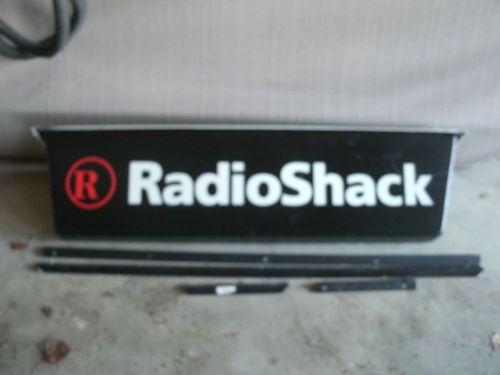 RadioShack retail store sign Outside not very many this old color scheme  rare