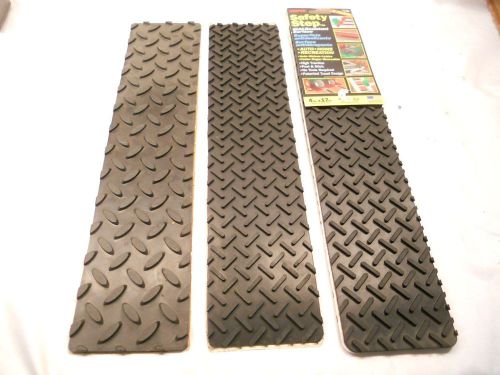 Safety step,skid resistant surface,rubberized anti-slip strips, 4&#034; x 17&#034; qty. 4 for sale