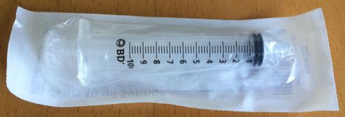 [pack of 100] bd 10ml syringe luer-lok tip (sterile) - ref#: 309604 for sale