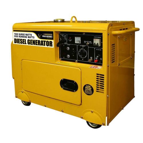 Portable Silent Diesel Generators 50Hz 60Hz For Sale 8000 Watt 120V 240V Geniune