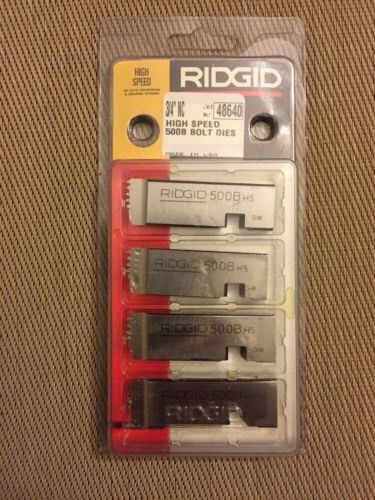 Ridgid 3/4 Die Set 48640