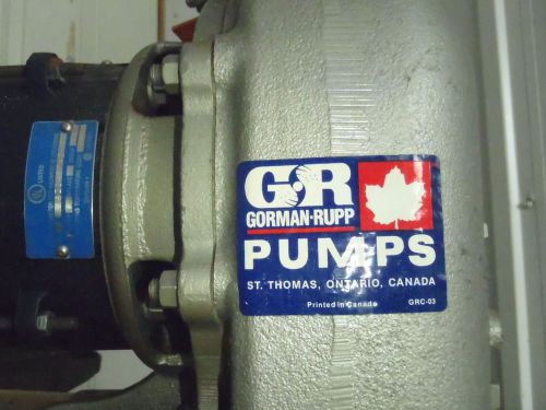 Gorman Rupp Self Priming Centrifugal Pump Series O  2 HP Single Phase