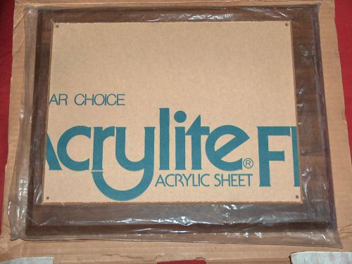 NEW WOOD ACRYLIC 11&#034; X 13&#034; AWARD CERTIFICATE WALL OFFICE HOME PLAQUE FRAME NIB