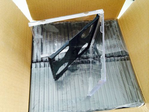 50 DOUBLE BLACK TRAY JEWEL CD CASES