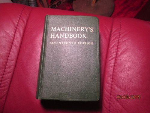 MACHINIST LATHE MILL Tool Makers Machinist Hand Book