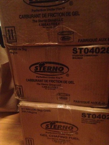 Sterno Cases - Qty:12-1 Gallon Cans.