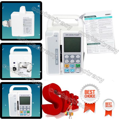HOT CONTEC Infusion Pump,Flow rate,Volume limit,Keep-Vein-Open Rate,Audio-Alarm
