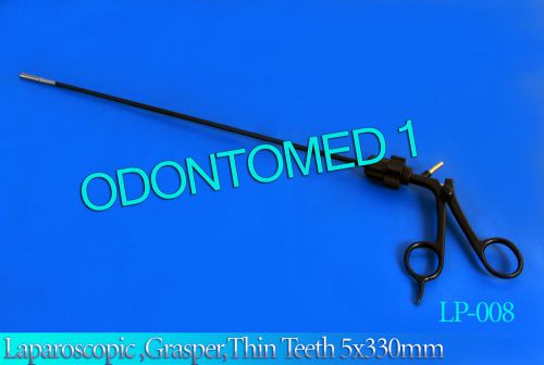 New Laparoscopic ,Grasper,Thin Teeth 5x330mm Laparoscopy ODM-LP-008