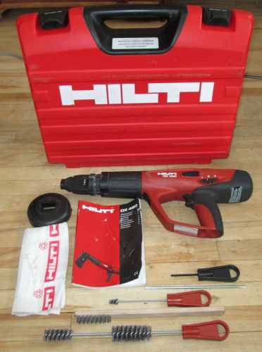 Hilti DX 460 Powder Actuated Nail Gun + CASE + CLEANING BRUSHES + MANUAL