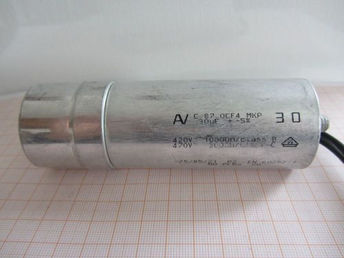 Arcotronics hq al house  motor start run capacitor mkp 30uf 450v 470v nos italy for sale