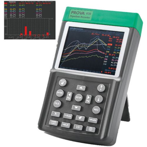 Prova-830 multi-input thermometer/datalogger colorful display 8 input prova830 for sale
