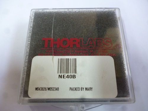 ThorLabs Unmounted ?25 mm Absorptive ND Filter, Optical Density: 4.0