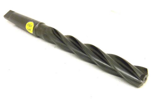 USED CLEVELAND CLEFORGE USA 55/64&#034; TAPER SHANK CORE TWIST DRILL .8594&#034; #3MT
