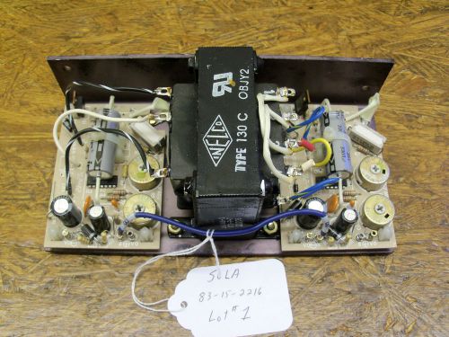 SOLA 15VDC 1.6A Power Supply 83-15-2216 Lot 1