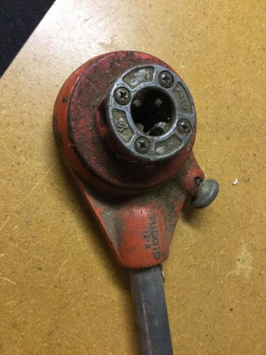 Ridgid pipe threading 12-r hand ratchet with head for sale