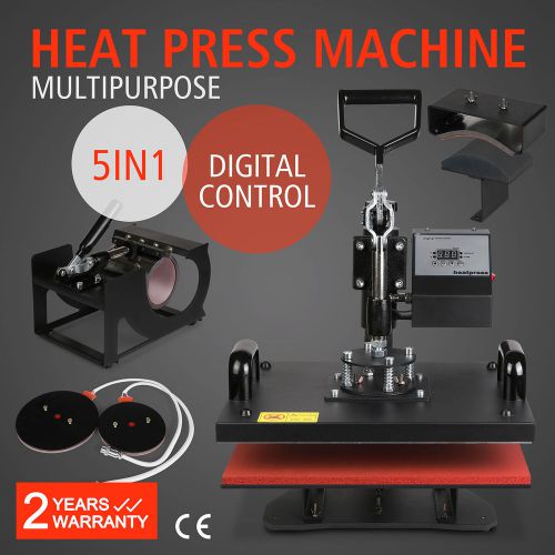 5in1 heat press transfer swing away multifunctional t-shirt sublimation popular for sale