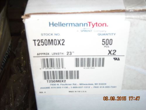 WIRE TIES Hellermann Tyton T250MOX2 item#223 box of 500