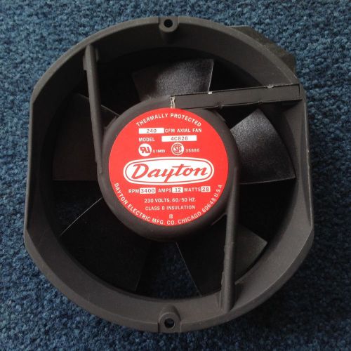 Dayton model. 4C828 Axial Fan 240 CFM  6&#034; ID x 2&#034; thick aluminum construction