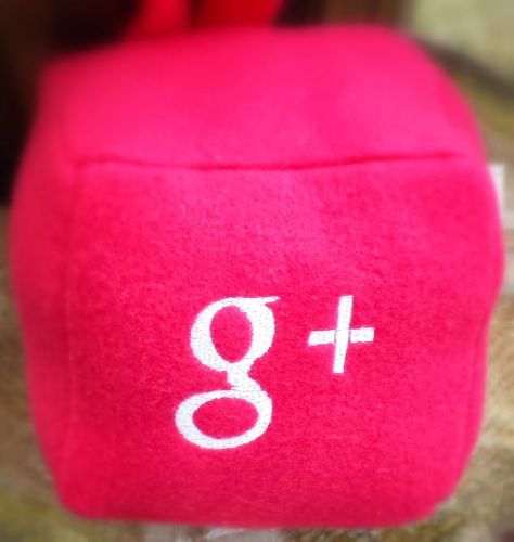 Google Plus Cube plush toy ,popular social networking site item (NFC included)