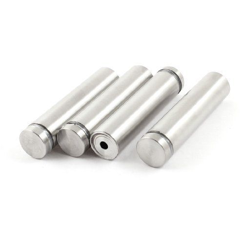 Stainless Steel Standoff for Glass 0.75 Inch Dia 3.1Inch Long 4 Pcs