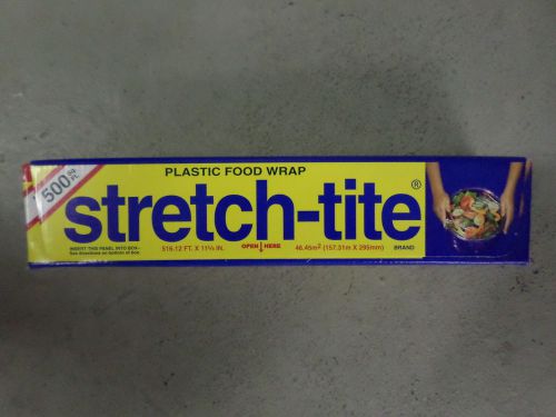Stretch-Tite Premium Plastic Food Wrap, 500 Sq. Ft., 516.12-Ft. x 11.5/8-Inch