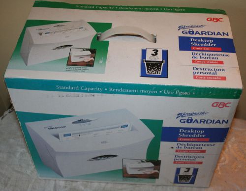 GBC Guardian Desktop Cross-cut Shredder Shredmaster Compact Design NEW
