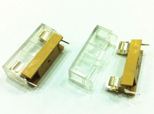 20pcs panel mount pcb fuse holder with cover for 6x30mm fuse 250v 10a for sale