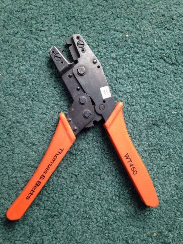 Wt450 thomas &amp; betts ratcheting crimper for sale