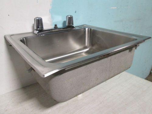 &#034;elkay&#034; heavy duty commercial stainless steel  hand wash sink drop-in insert for sale