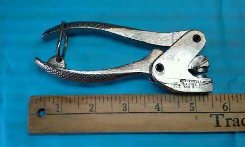 Security Seal Crimping Pliers Fur, Taxidermy Security tools supplies