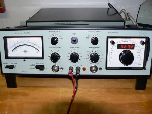 Very nice b&amp;k bruel &amp; kjaer 1023 sine frequency generator with manual for sale