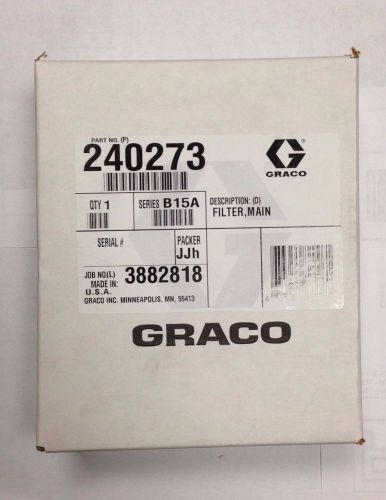 Graco 240273 240-273 hvlp turbine air automotive style main filter for sale