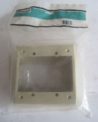 Panduit ivory 2 gage surface mount junction box jbc3510e1-2g nib for sale
